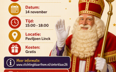 Sinterklaas komt op bezoek