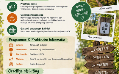 Trek de wandelschoenen aan!